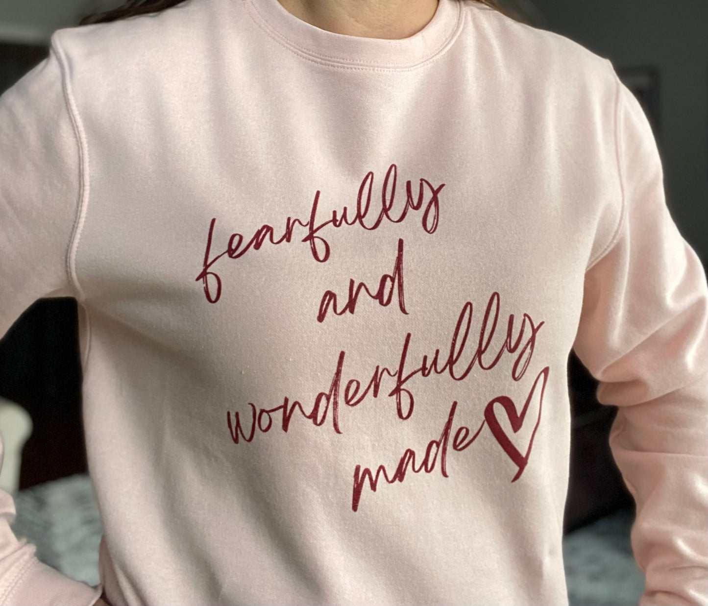 Fearfully and Wonderfully Made Crewneck Sweatshirt