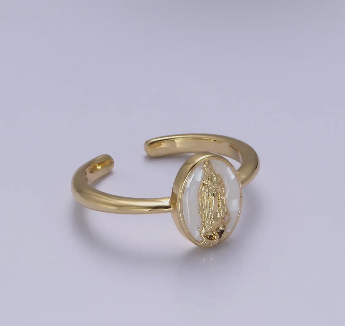 Dainty Holy Mary Ring