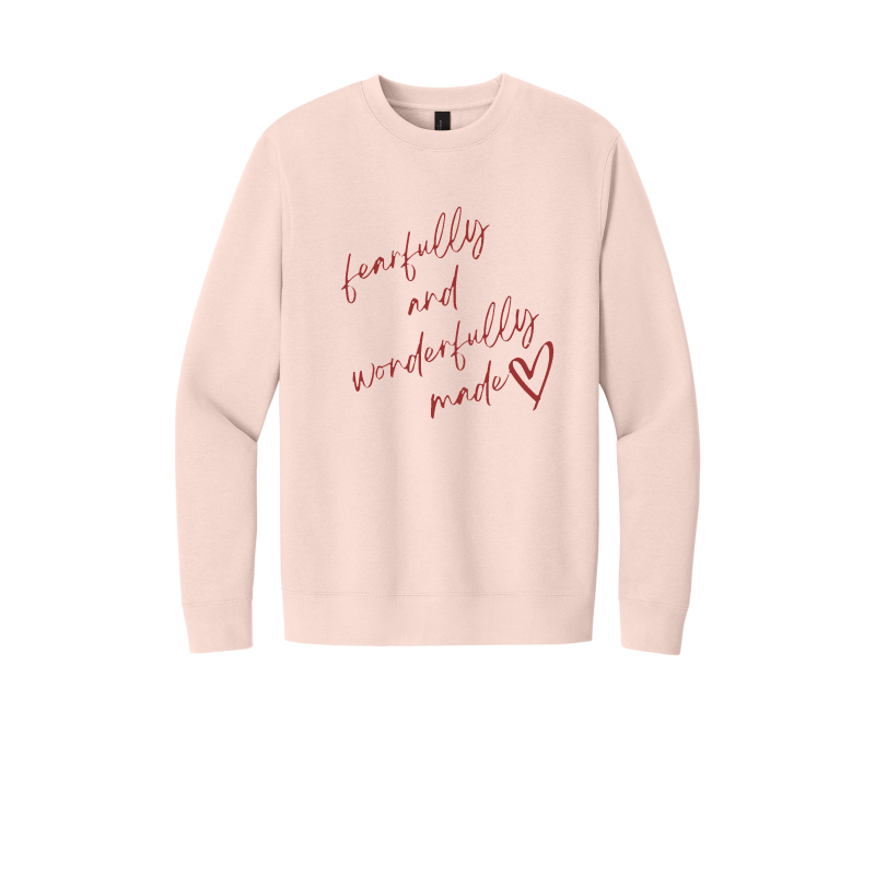 Fearfully and Wonderfully Made Crewneck Sweatshirt