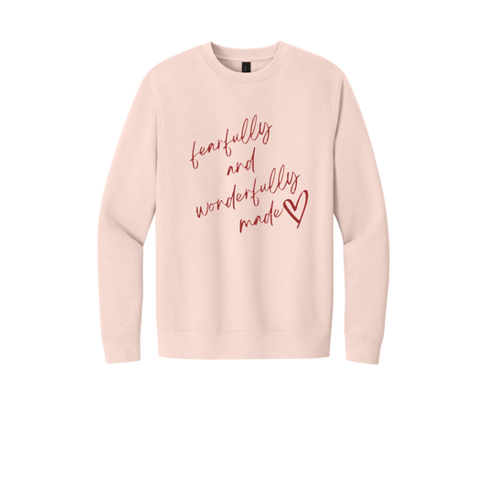 Fearfully and Wonderfully Made Crewneck Sweatshirt