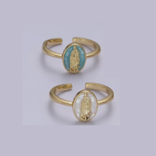 Dainty Holy Mary Ring