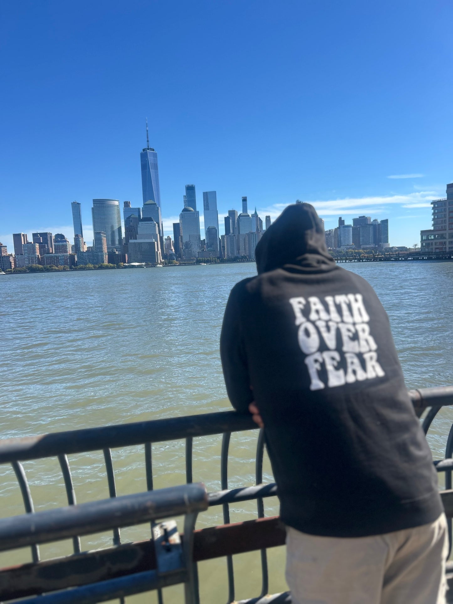 FAITH OVER FEAR Hooded Sweatshirt