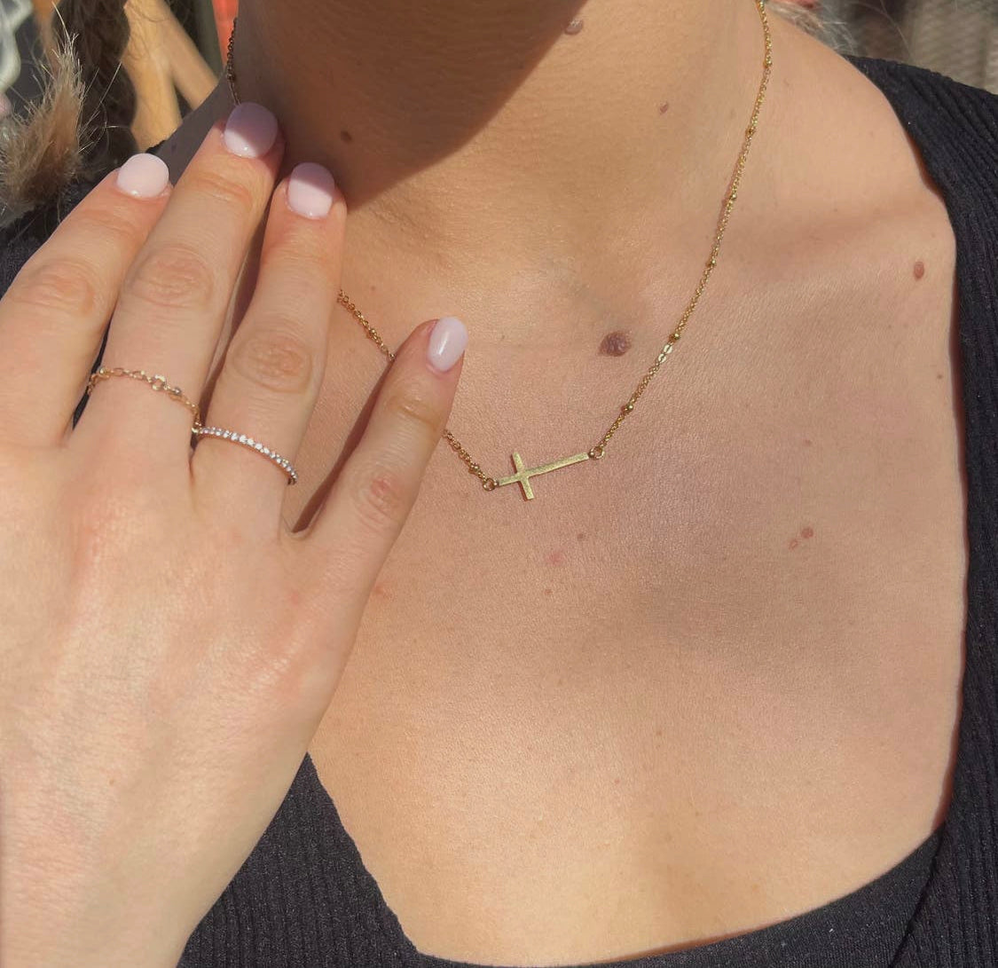 Heavenly Cross Necklace