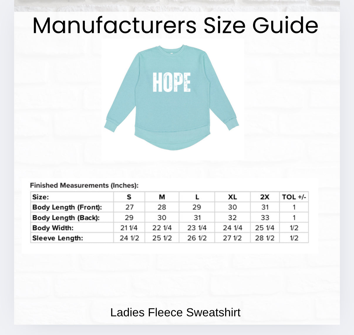 HOPE Ladies Tunic Fleece