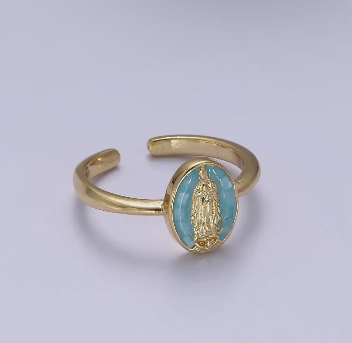 Dainty Holy Mary Ring