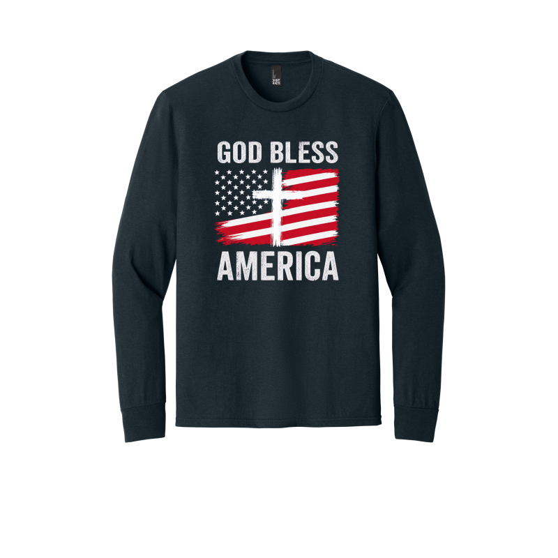 God Bless America Long Sleeve T-Shirt