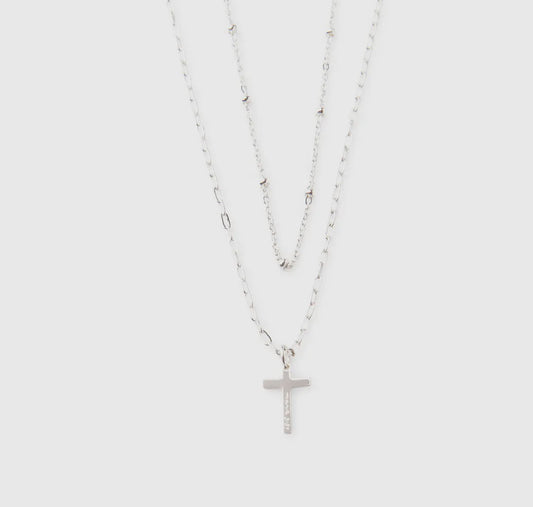 Silver Cross Necklace