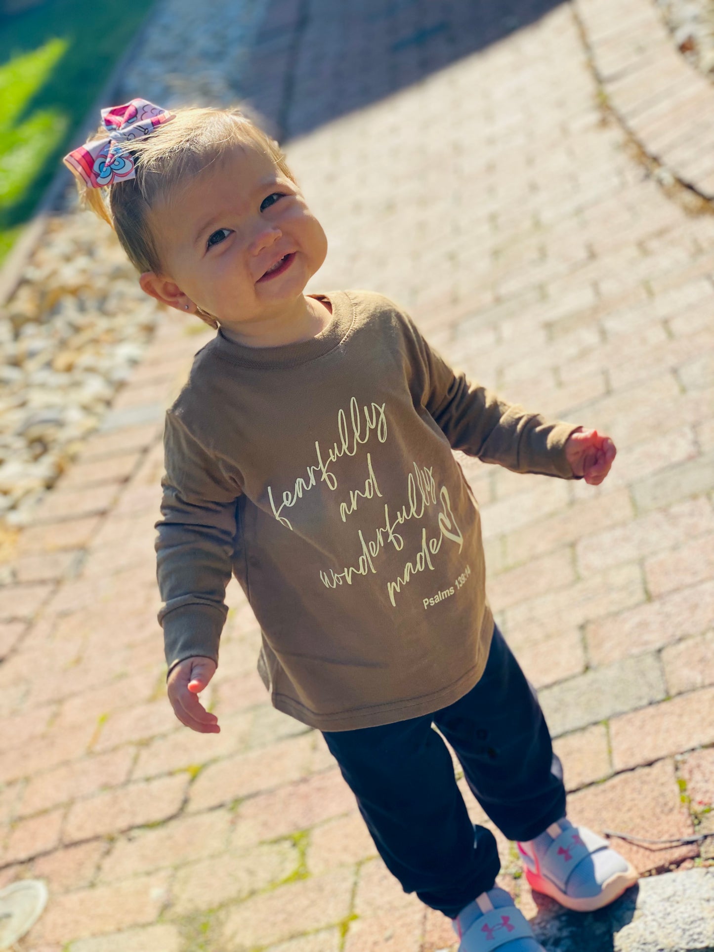 Wonderfully Made Long Sleeve Toddler Tee