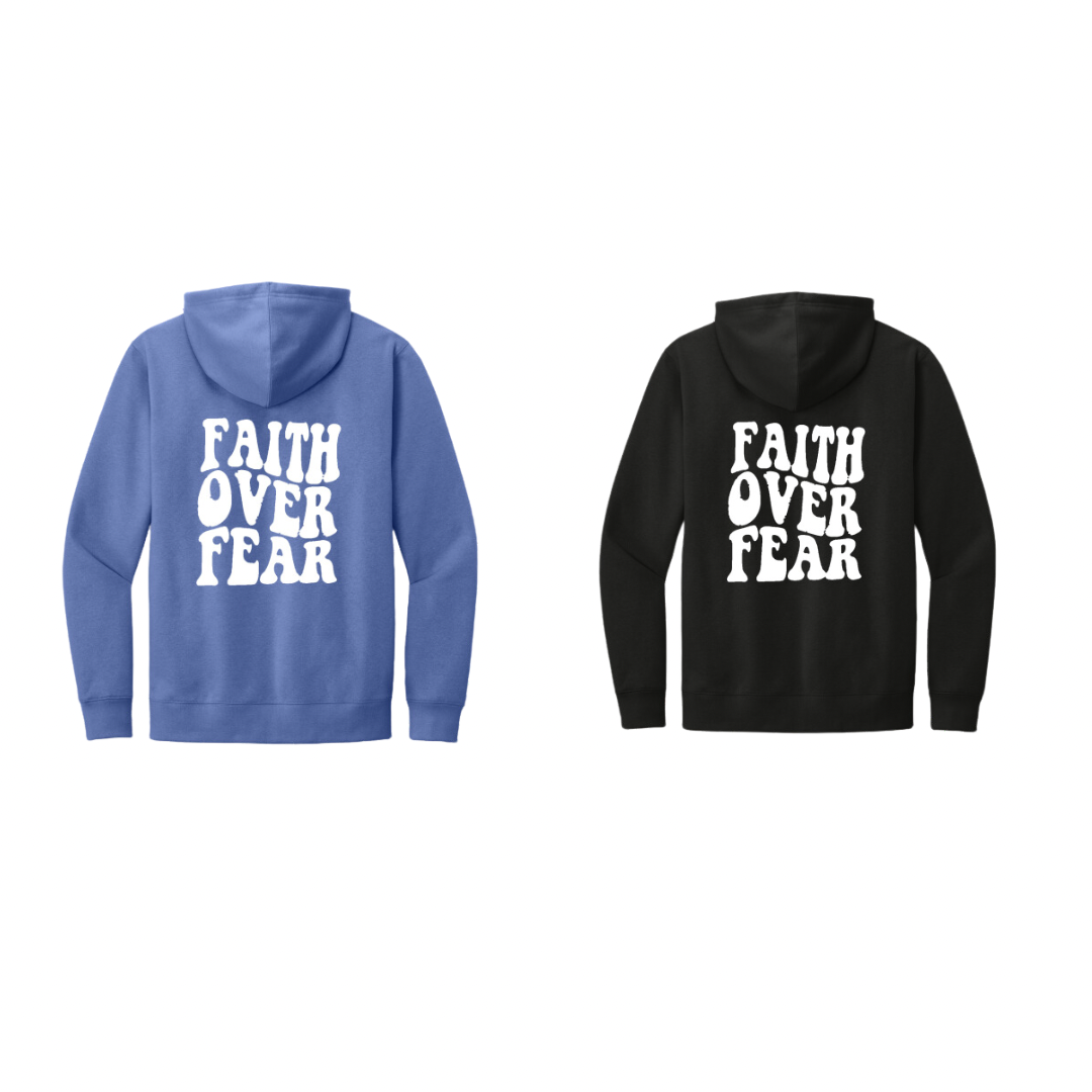 FAITH OVER FEAR Hooded Sweatshirt