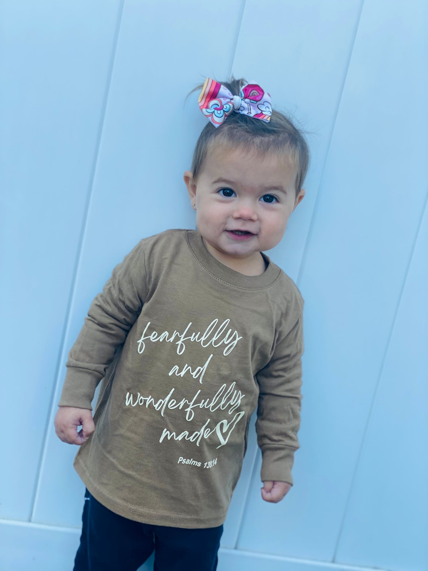 Wonderfully Made Long Sleeve Toddler Tee