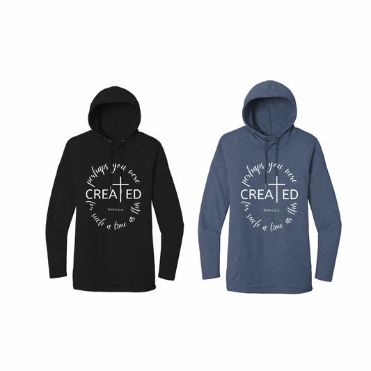 Created For This - Ladies Lightweight Hooded Tee
