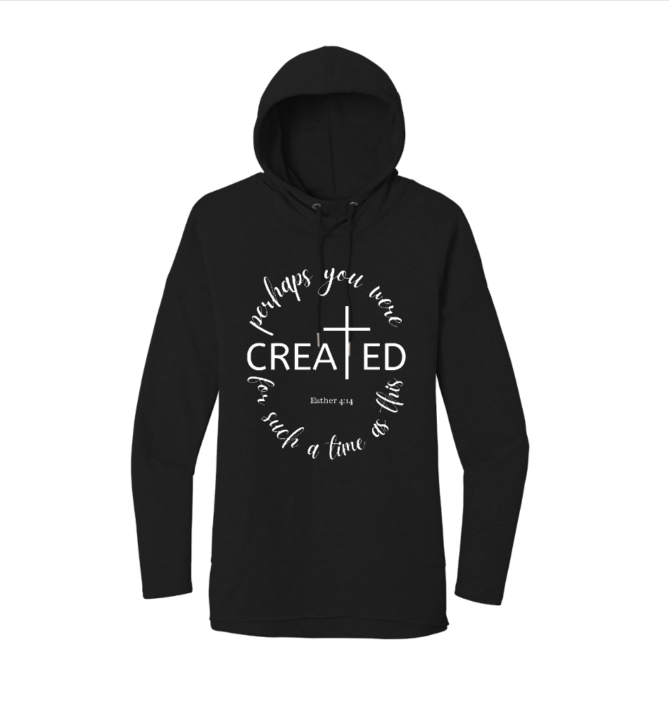 Created For This - Ladies Lightweight Hooded Tee