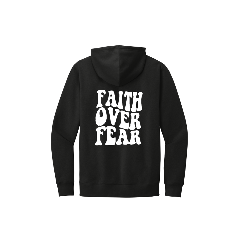 FAITH OVER FEAR Hooded Sweatshirt