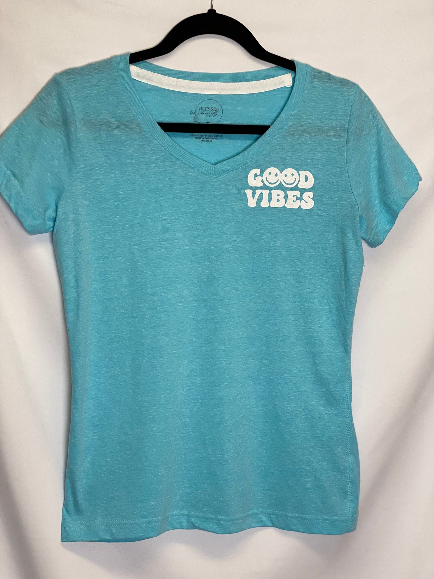 Good Vibes Ladies V-Neck Tee