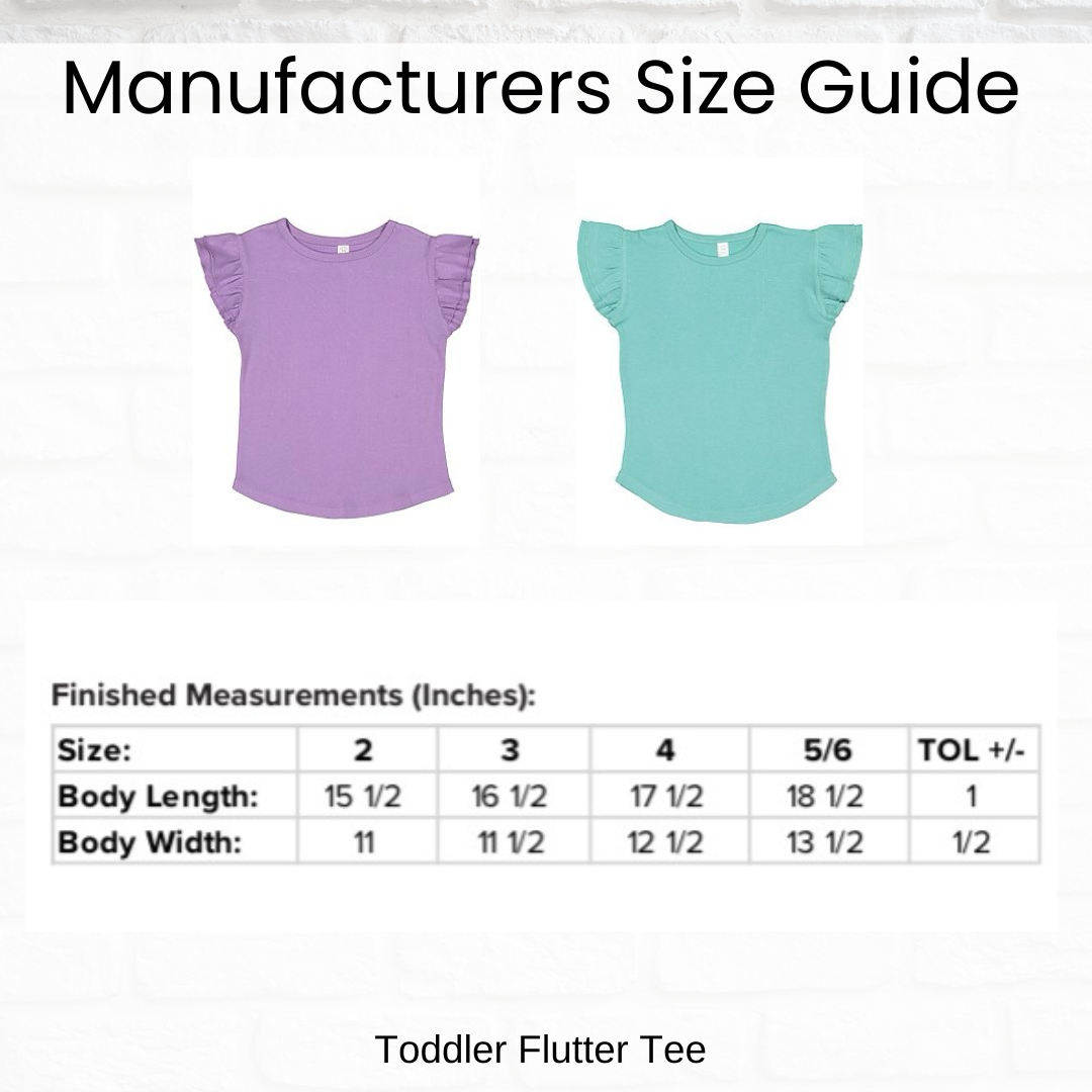 Made New - Toddler Girls Flutter Tee