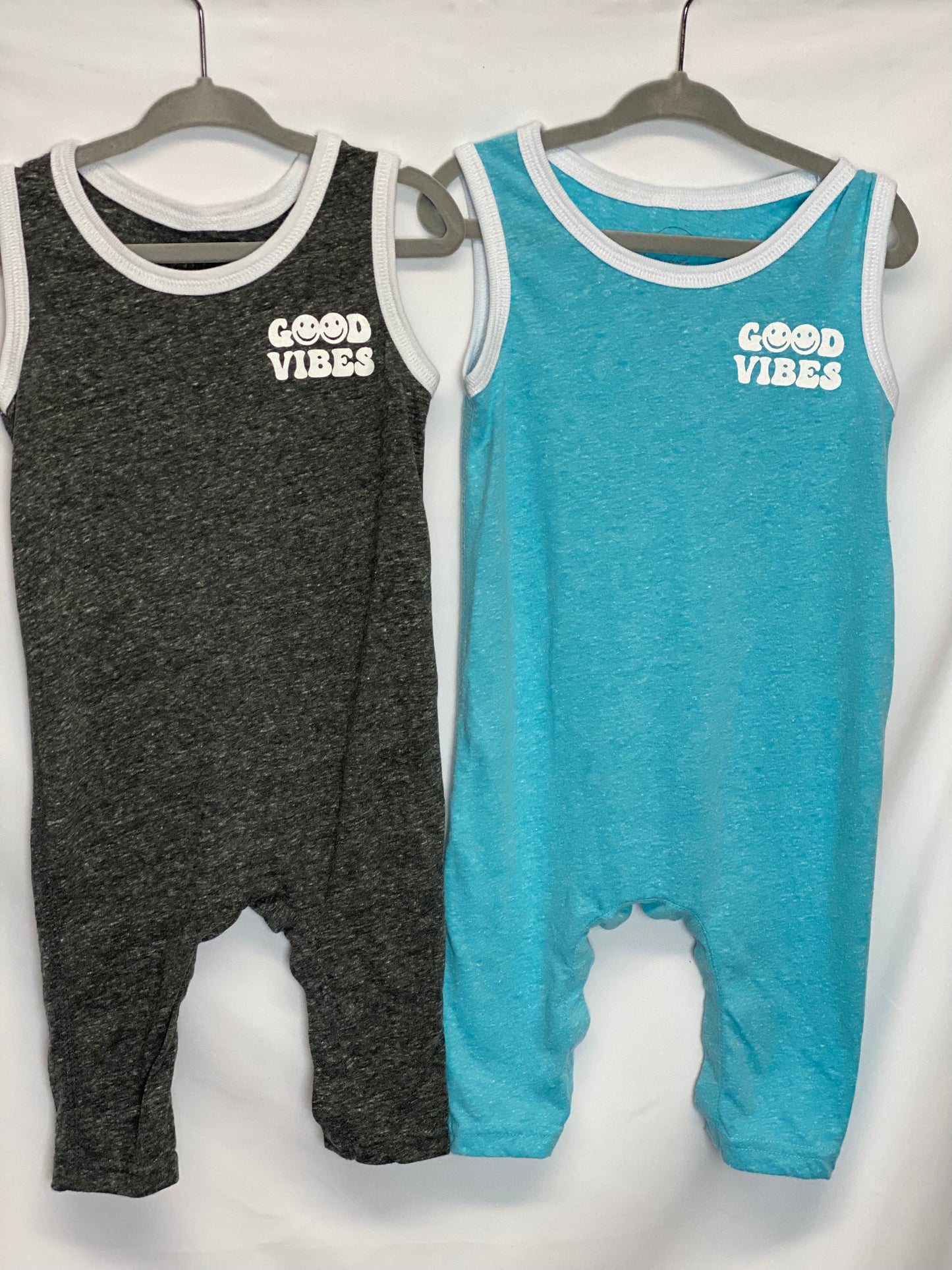 Good Vibes Infant Tank Romper