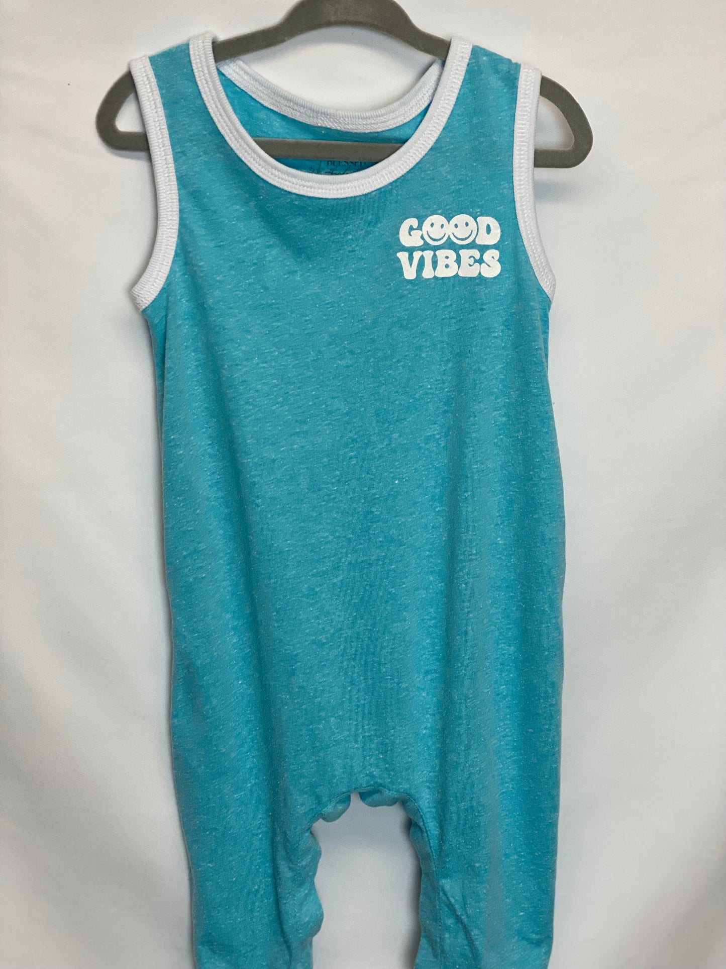 Good Vibes Infant Tank Romper