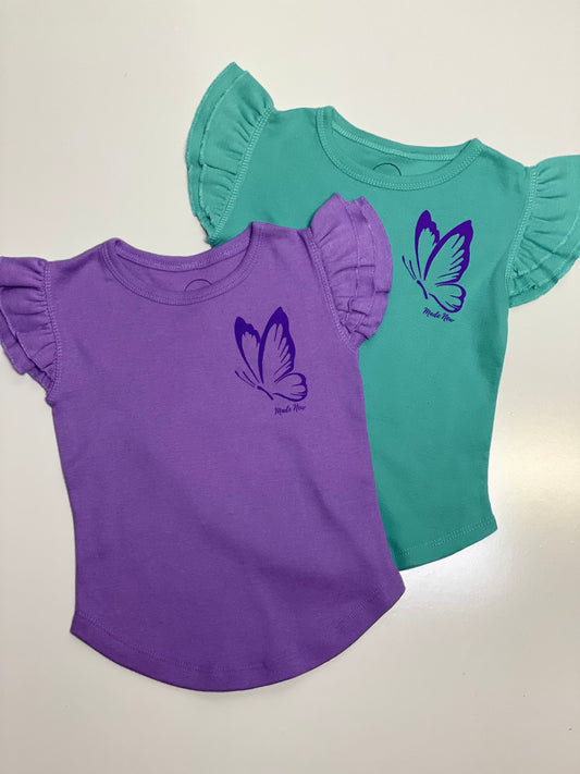 Made New - Toddler Girls Flutter Tee