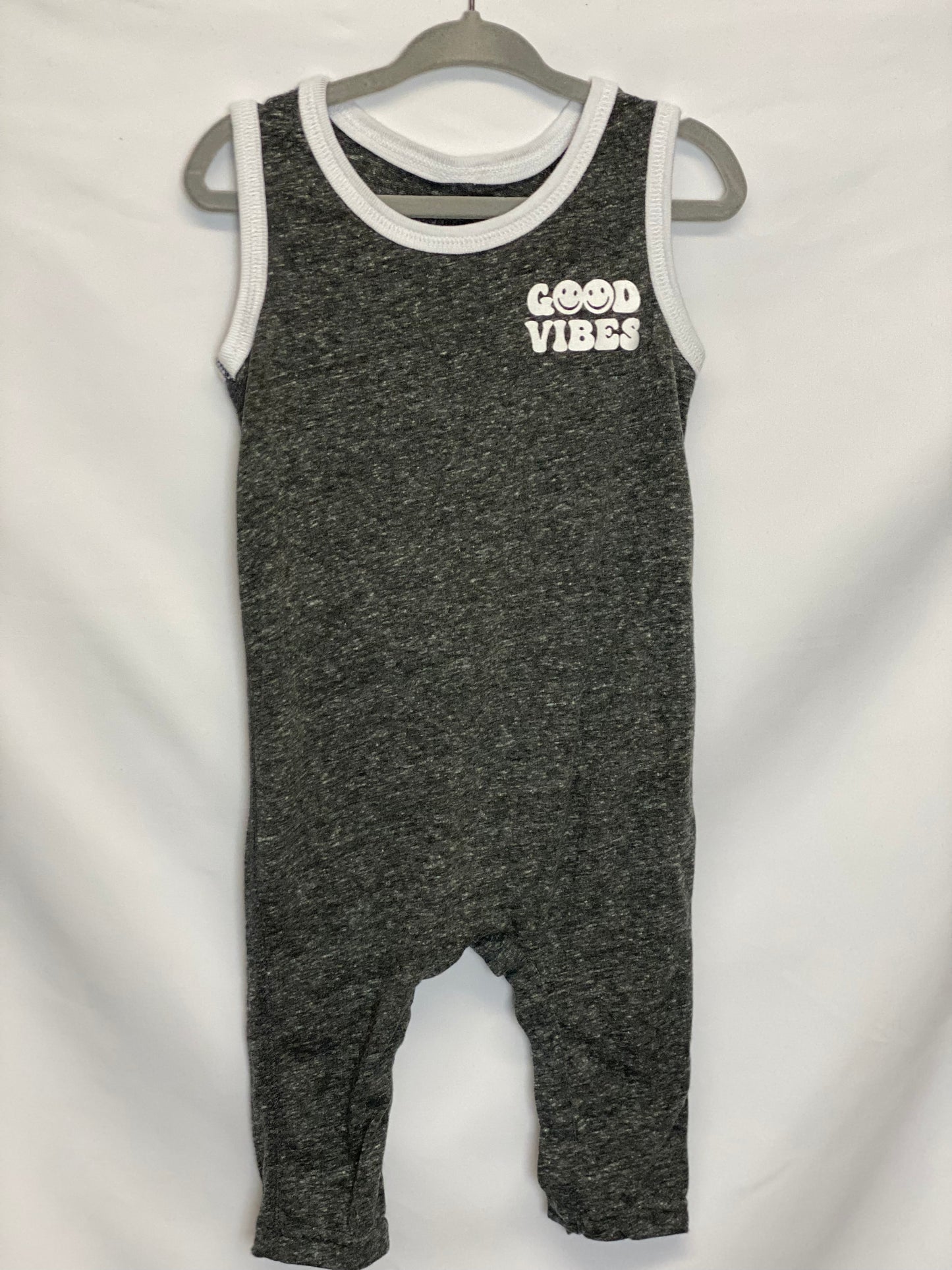 Good Vibes Infant Tank Romper