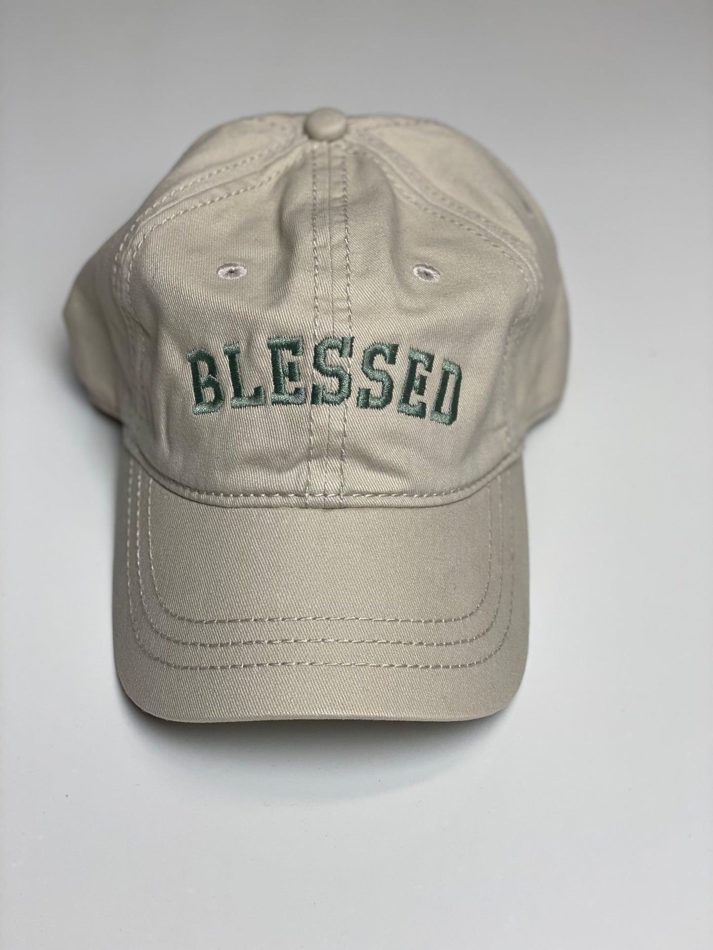 Embroidered "BLESSED" Cap