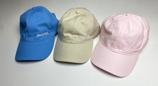 Embroidered “mama” Cap