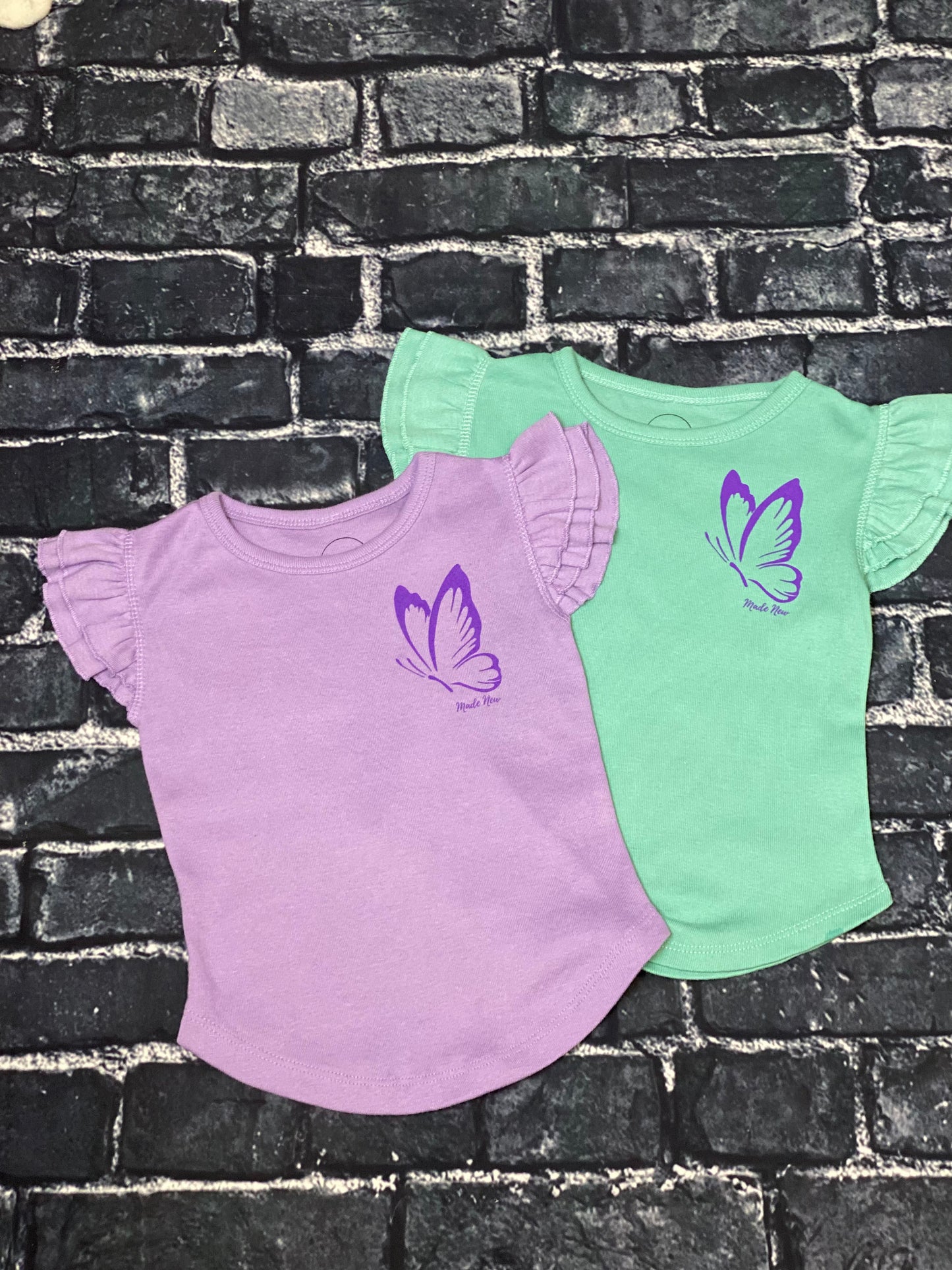 Made New - Toddler Girls Flutter Tee