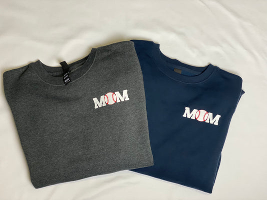 Baseball Mom - Crewneck Sweatshirt