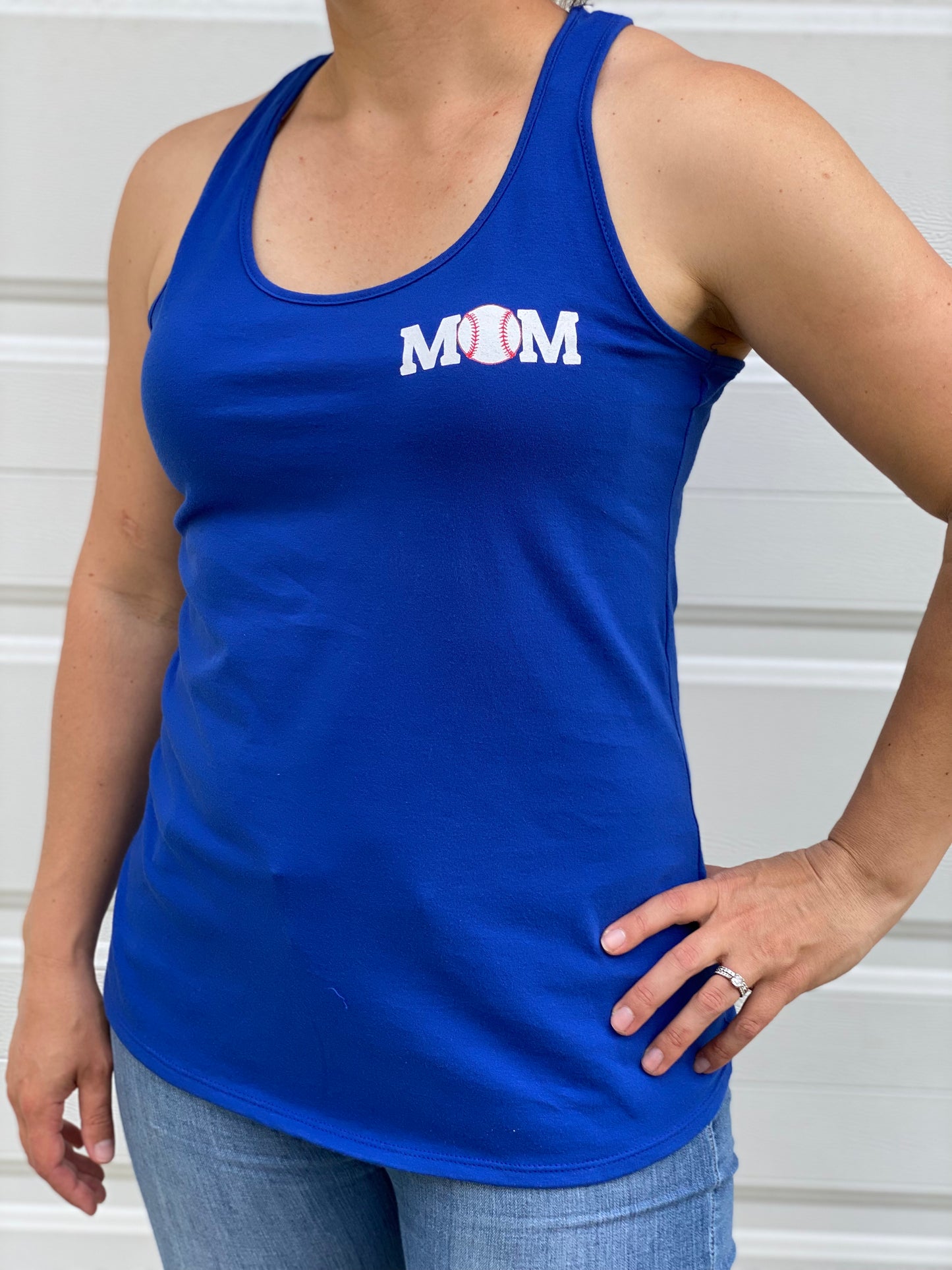 Baseball Mom - Racerback Tank