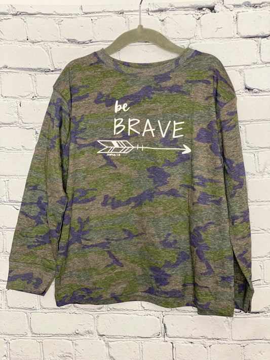 Be Brave Long Sleeve Toddler Tee